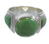 Authentic Sterling Silver And Turquoise Ring Size 6-3/4 RX81007